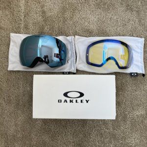 Oakley Adult Flight Deck Snow Goggles MATTE BLACK/PRIZM SAPPHIRE IRIDIUM